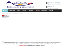 Tablet Screenshot of fundacionsalvamento.com